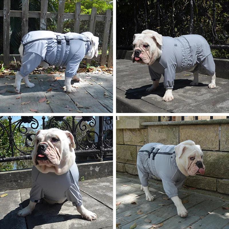 Waterproof 4-Legged Dog Raincoat