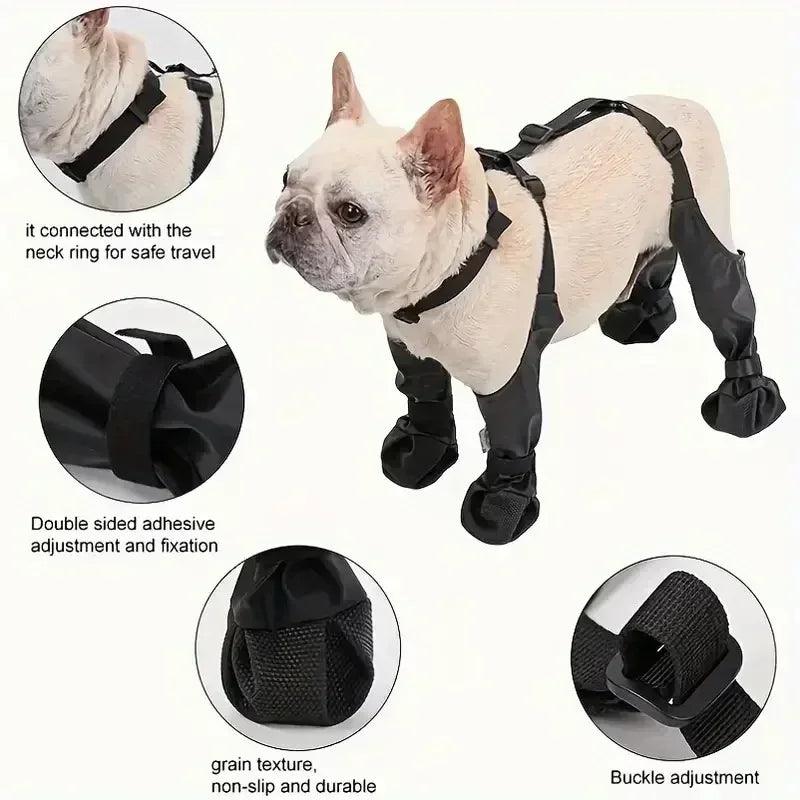 Waterproof Adjustable Dog Boots