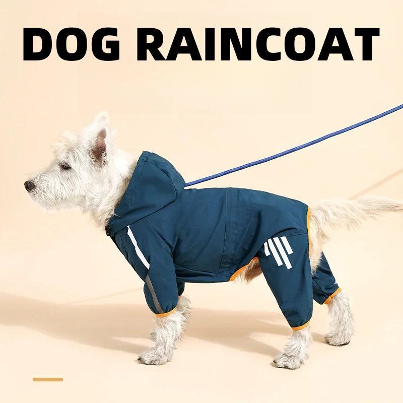 Reflective Waterproof Dog Raincoat