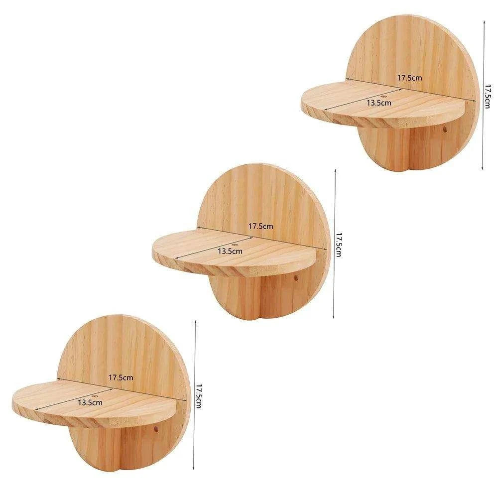 Wall Mounted Cat TreeDescription:
Give your cat the ultimate climbing adventure with this sleek wall-mounted cat tree. Perfect for active felines, it saves space and adds style while keRegal Pet PalaceRegal Pet PalaceWall Mounted Cat Tree