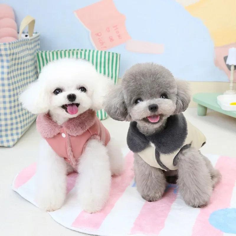 Fur Collar Winter Pet Jacket
