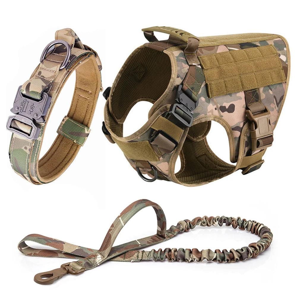 Tactical Dog Harness Set