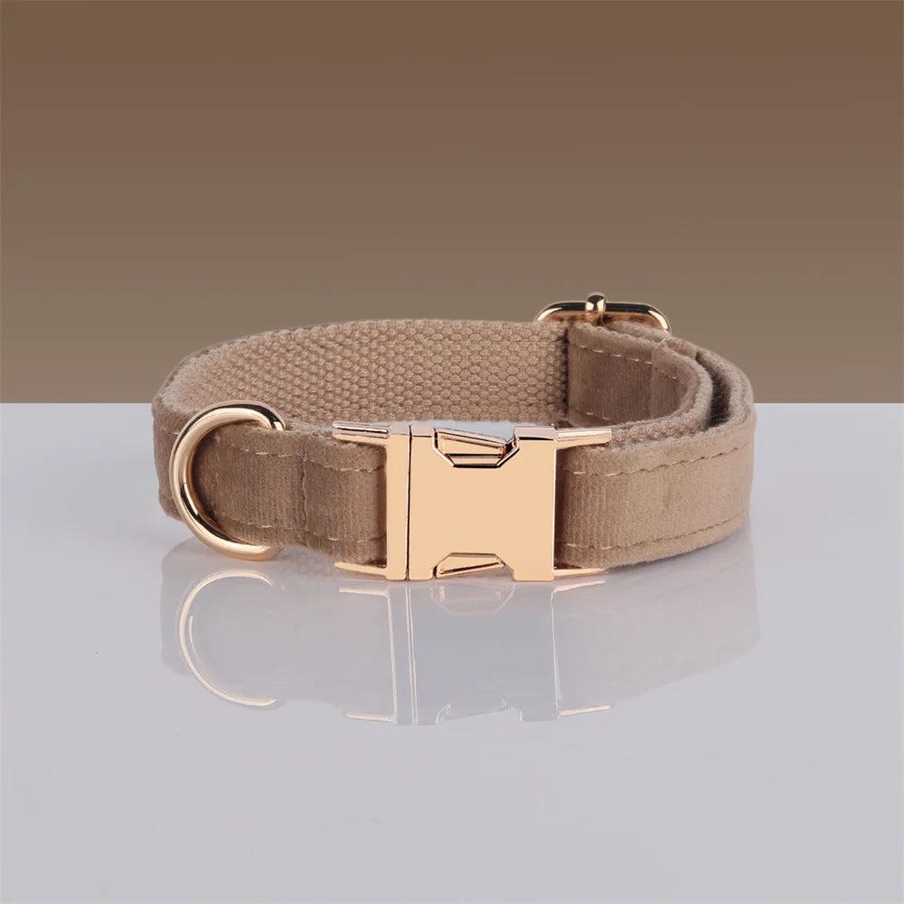 Soft Velvet Pet Harness Set