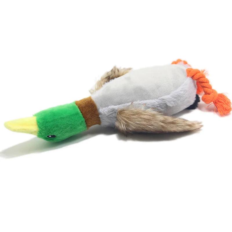 Squeaky Plush Duck Toy