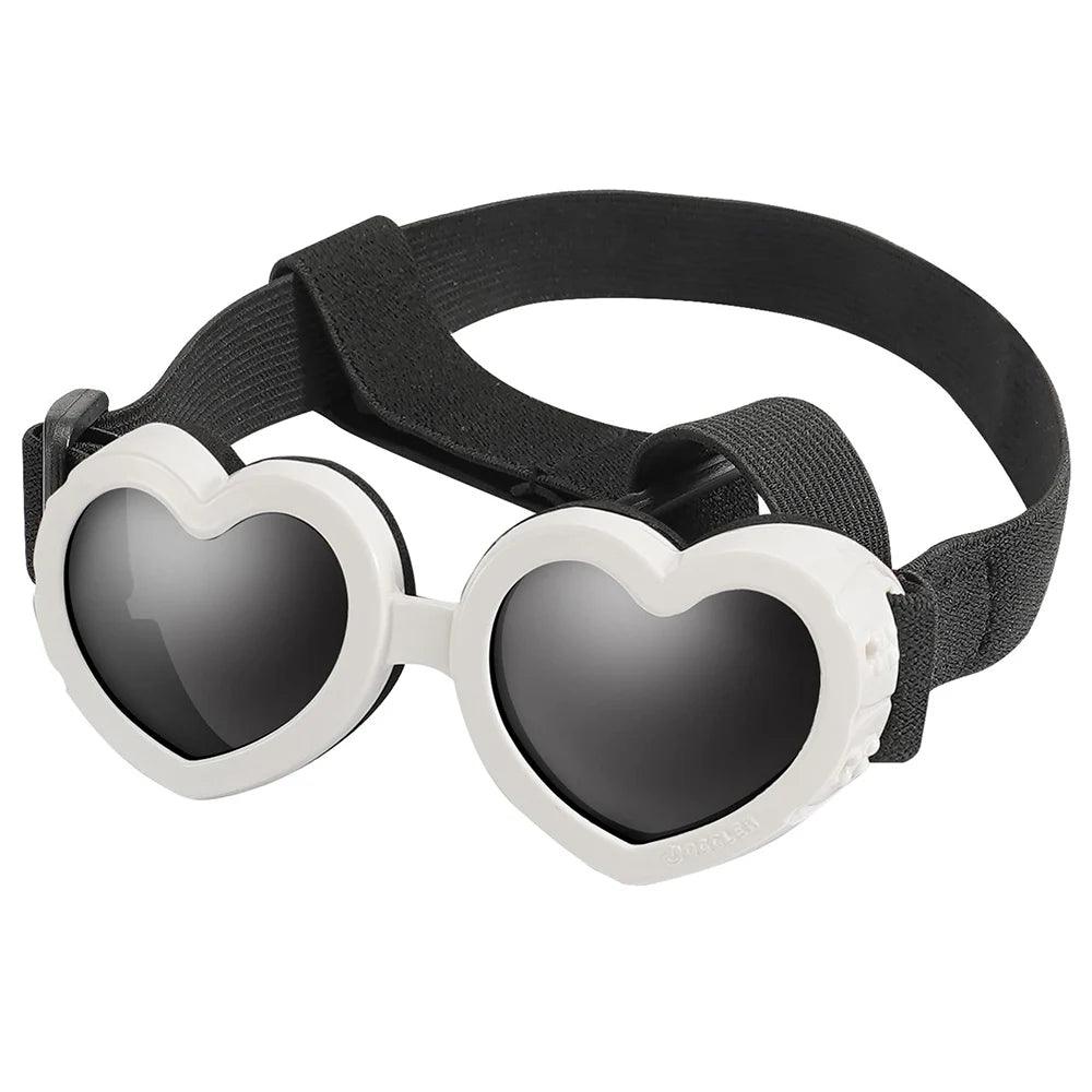 Stylish Heart-Shaped Dog Sunglasses