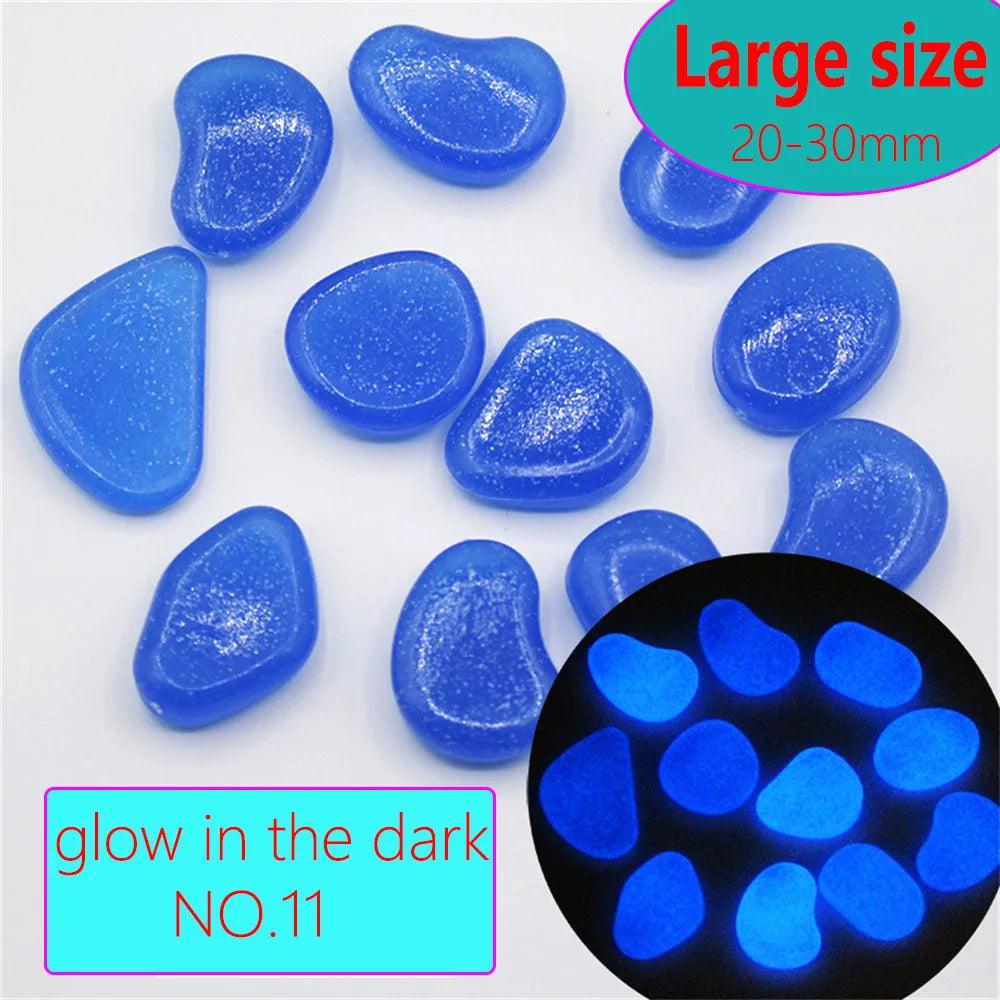 Luminous Glowing Aquarium Pebbles