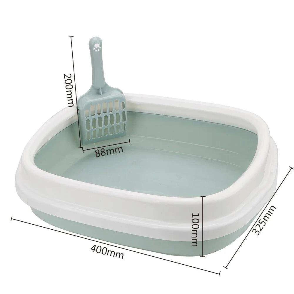 Pet Litter Tray with ScoopDescription:
Make potty time stress-free! This durable litter tray with a scoop provides a clean, mess-free solution for your cat or small dog, ensuring hygiene andRegal Pet PalaceRegal Pet PalacePet Litter Tray