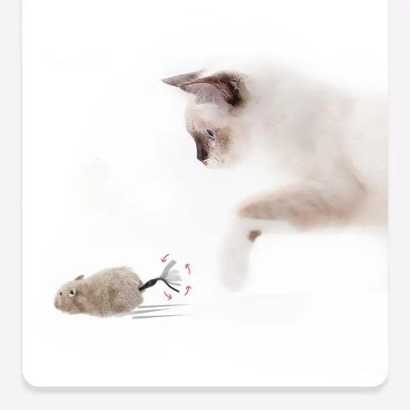 Lifelike Plush Mouse Toy