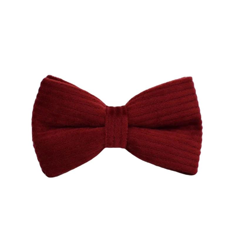 Wine Red Corduroy Dog Set