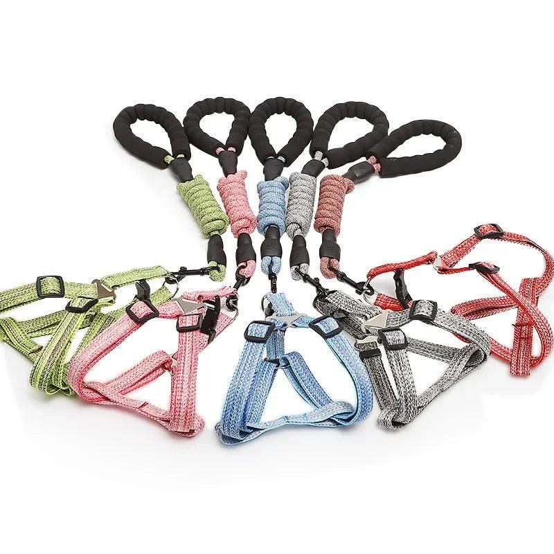 Adjustable Dog Harness Set