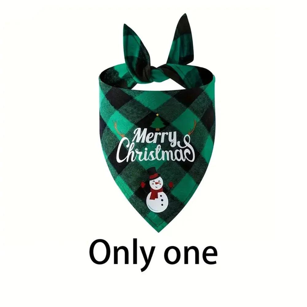 Christmas Dog Bandana Scarf