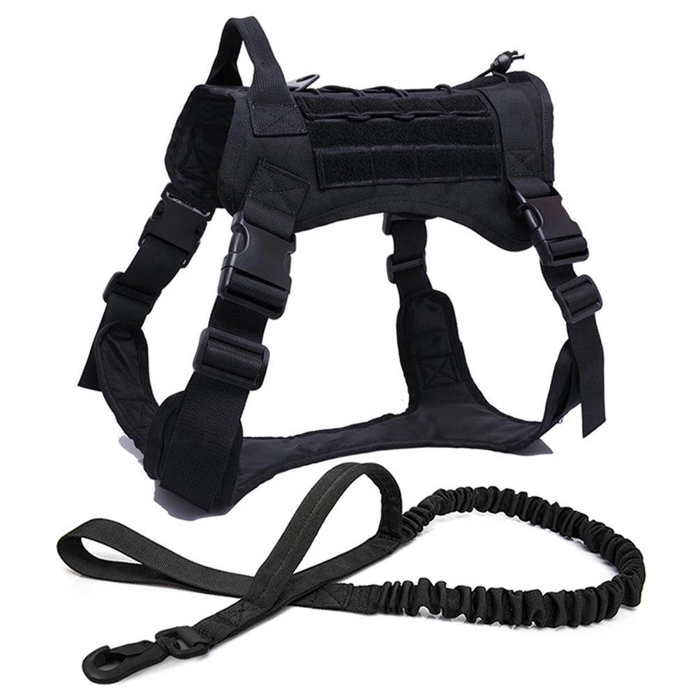 Tactical Dog Harness Set