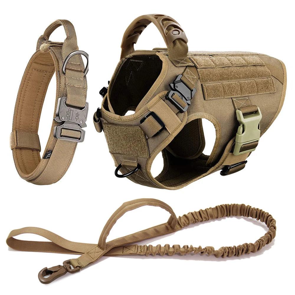 Tactical Dog Harness Set