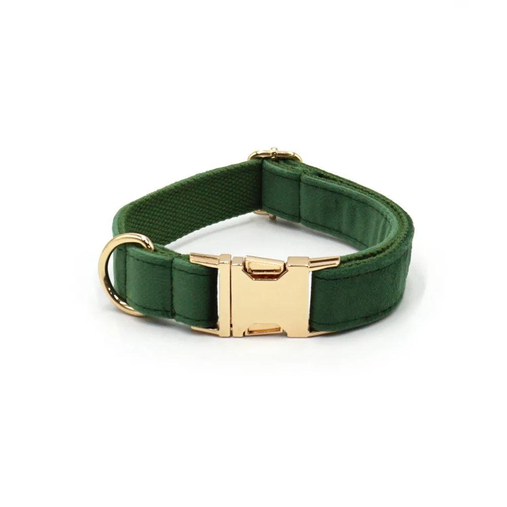Personalized Velvet Dog Collar