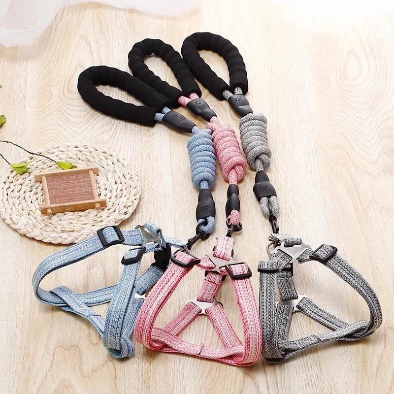 Adjustable Dog Harness Set