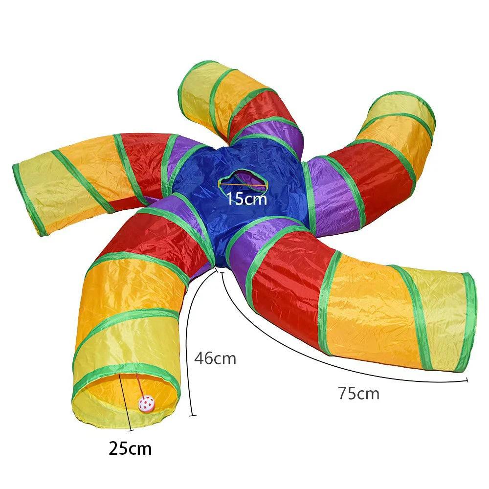 Crinkle Cat Tunnel Toy