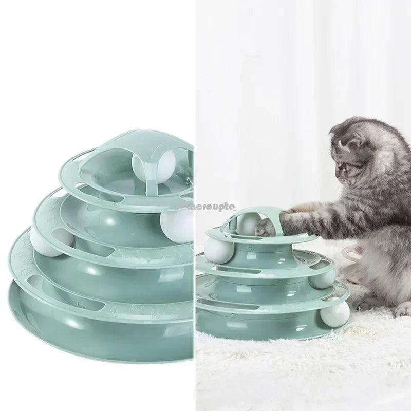 Interactive Cat Toy Tower