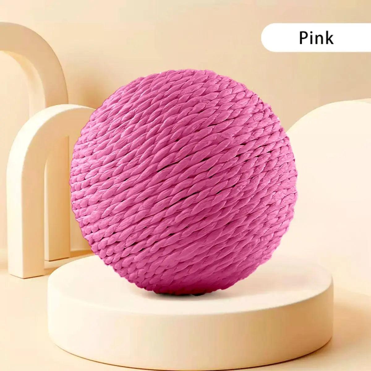 Interactive Sisal Cat Ball