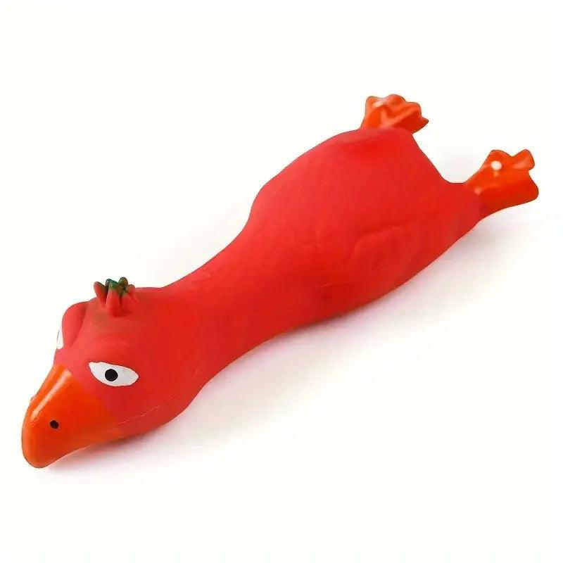 Cooing Chicken Dog Toy