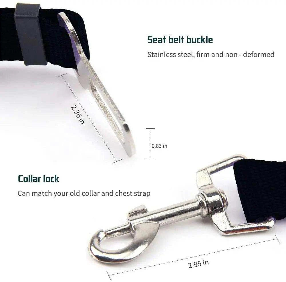 Adjustable Dog Car Seat BeltDescription:
Traveling with your furry friend has never been easier! This adjustable pet car seat belt ensures your pet’s safety and comfort during every ride, prevRegal Pet PalaceRegal Pet PalaceAdjustable Dog Car