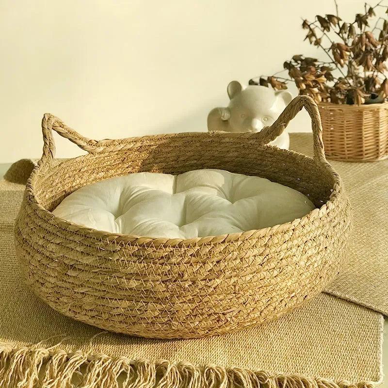 Handwoven Vine Cat Nest