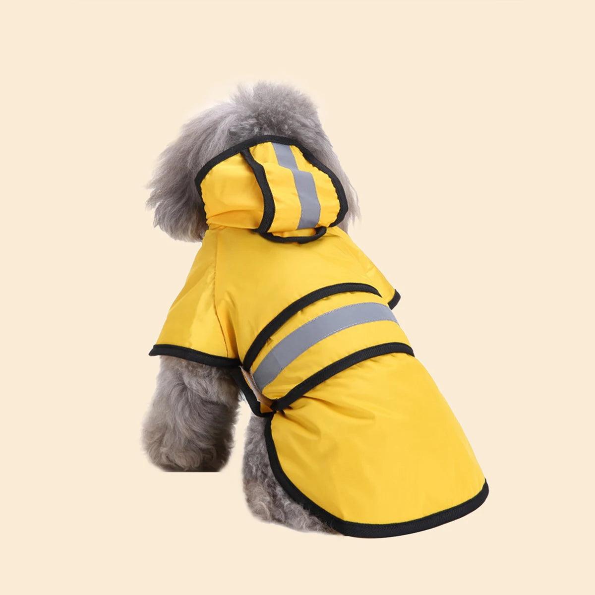 Reflective Waterproof Dog Raincoat