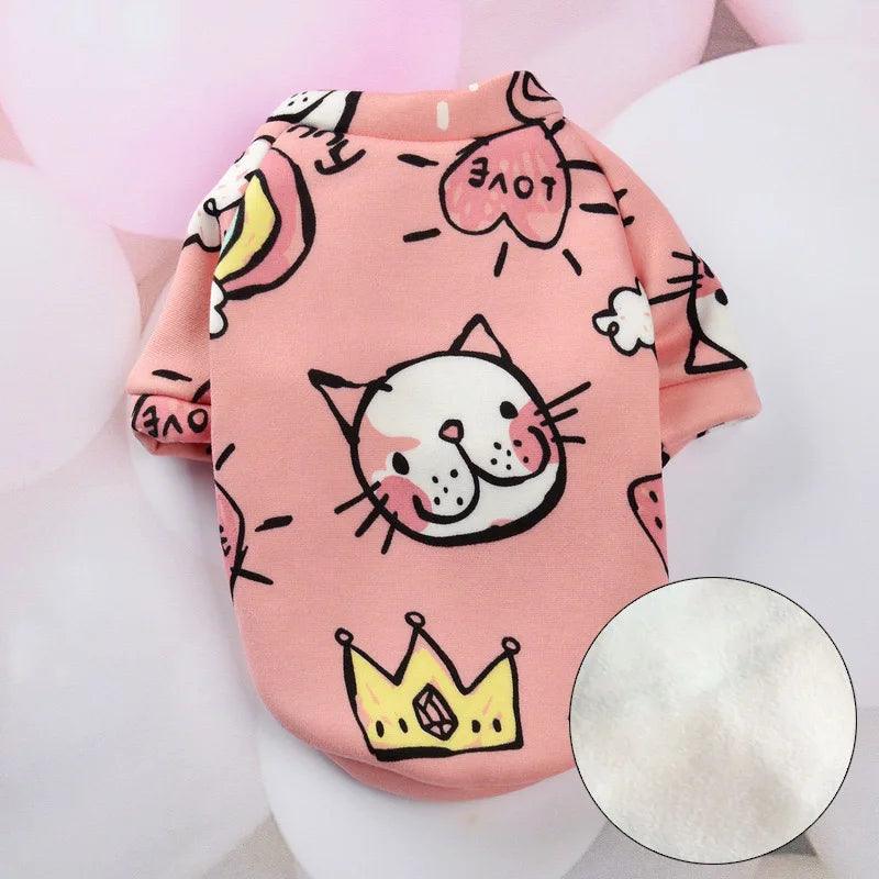 Cozy Fleece Cat Pullover