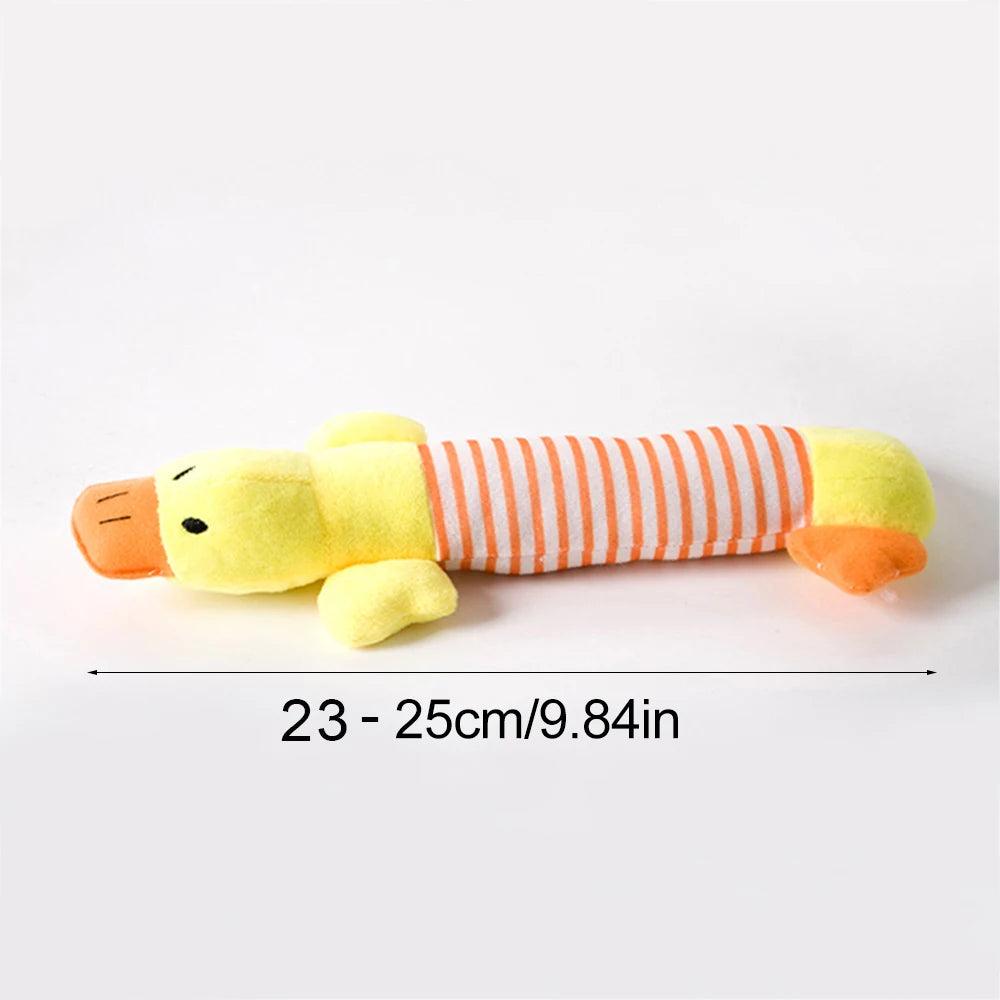 Squeaky Plush Duck Toy