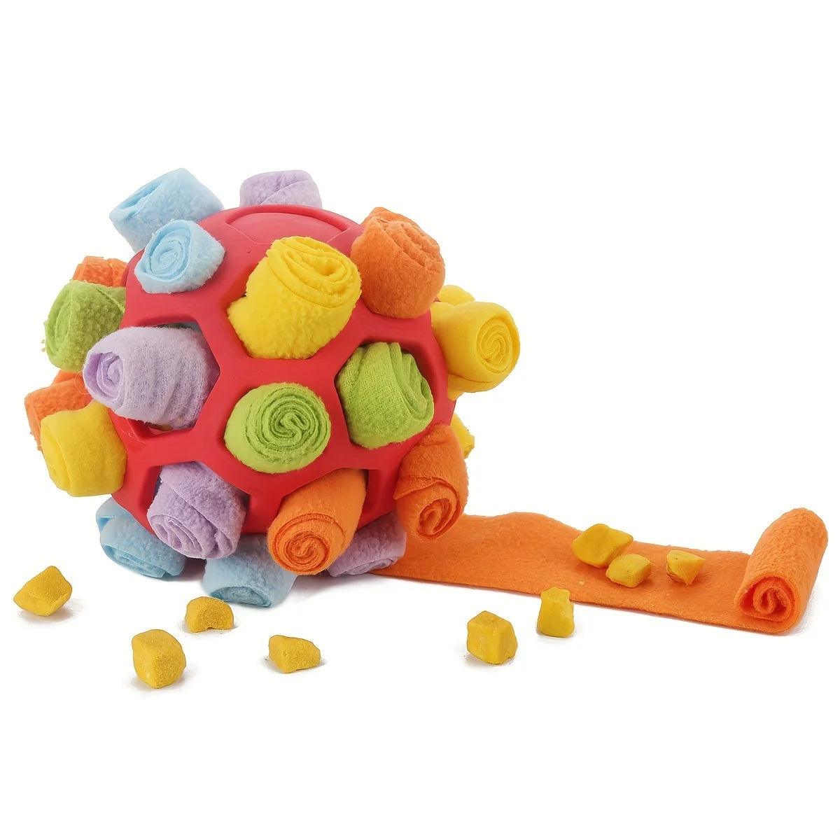Interactive Sniffing Puzzle Ball