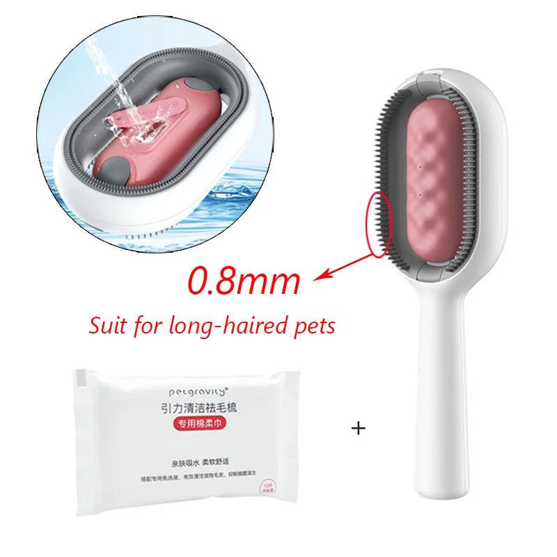 Double-Sided Pet Grooming Brush