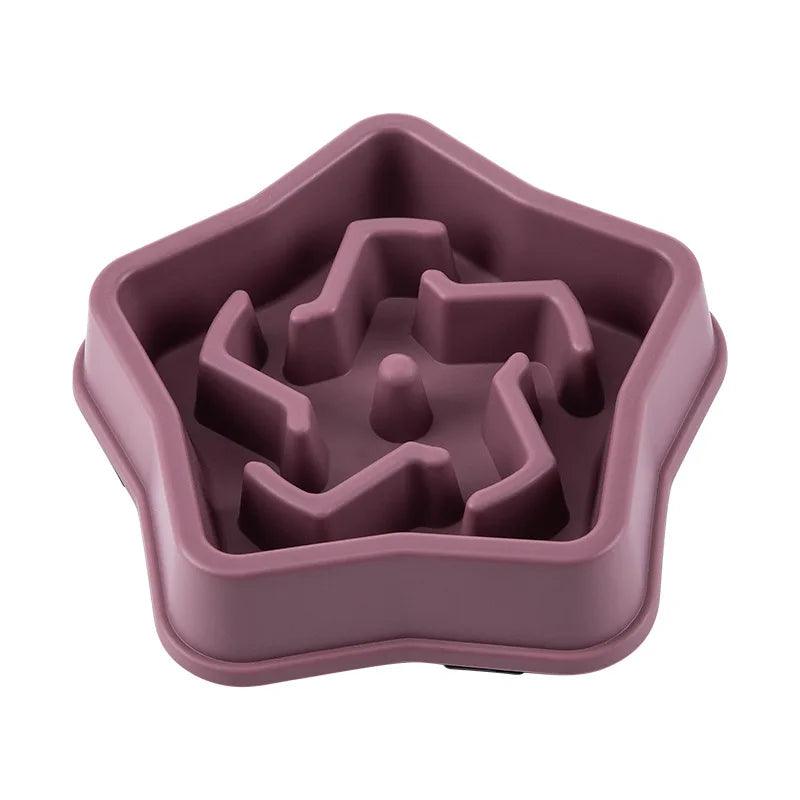 Star Shaped Slow Feeder Bowl