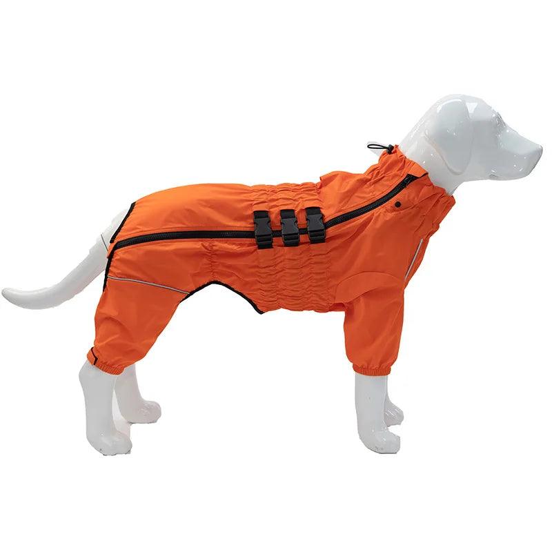 Waterproof 4-Legged Dog Raincoat