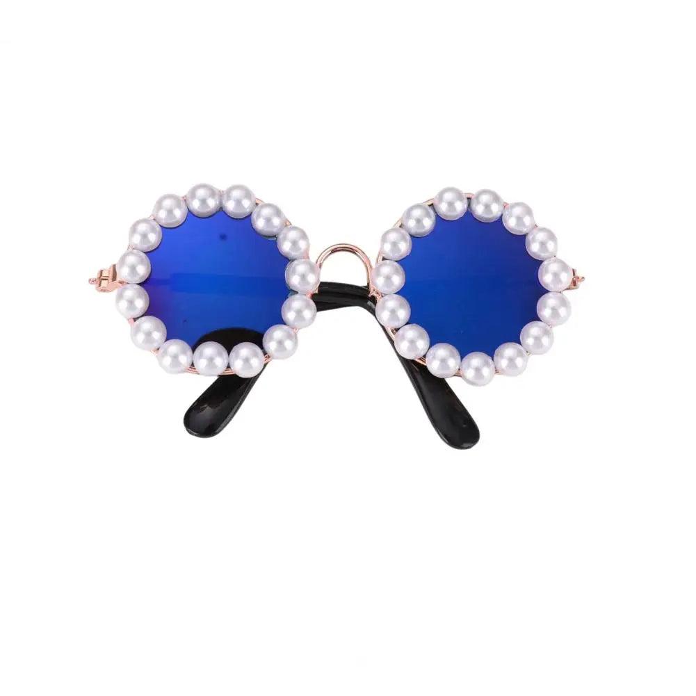 Elegant Pearl Pet Glasses