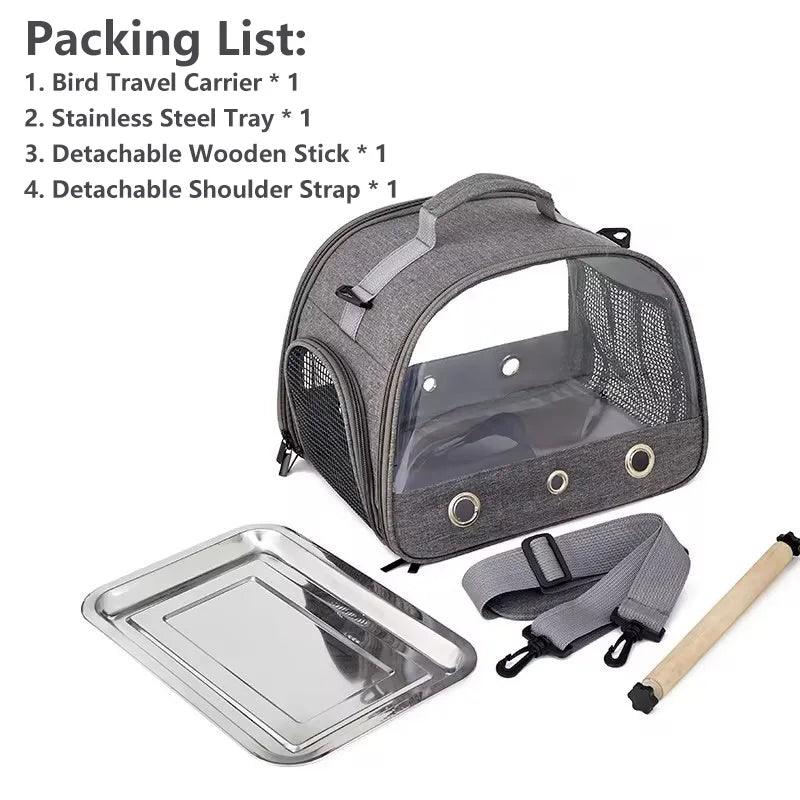 Portable Bird Travel Carrier