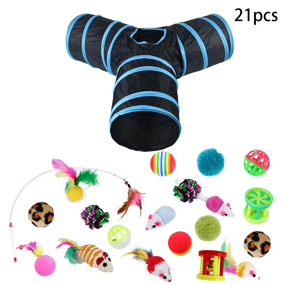 Crinkle Cat Tunnel Toy