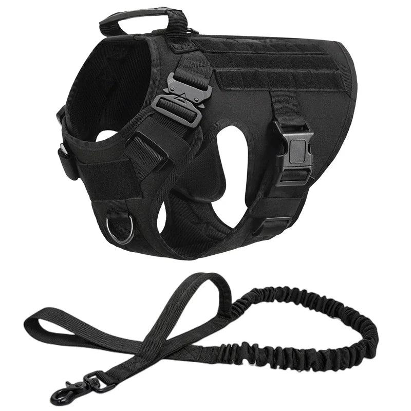 Tactical Dog Harness & Leash