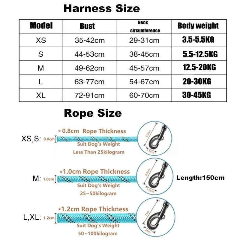 Adjustable Dog Harness & LeashDescription:
Enjoy worry-free walks with your pet! This adjustable harness and strong reflective leash combo ensures comfort, control, and safety for dogs of all siRegal Pet PalaceRegal Pet PalaceAdjustable Dog Harness
