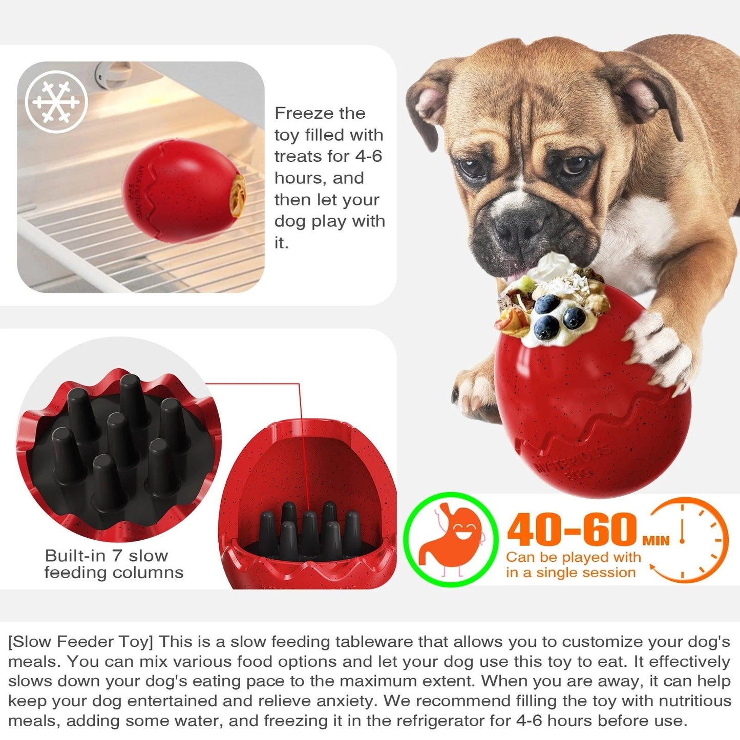 Slow Feeder Chew Toy