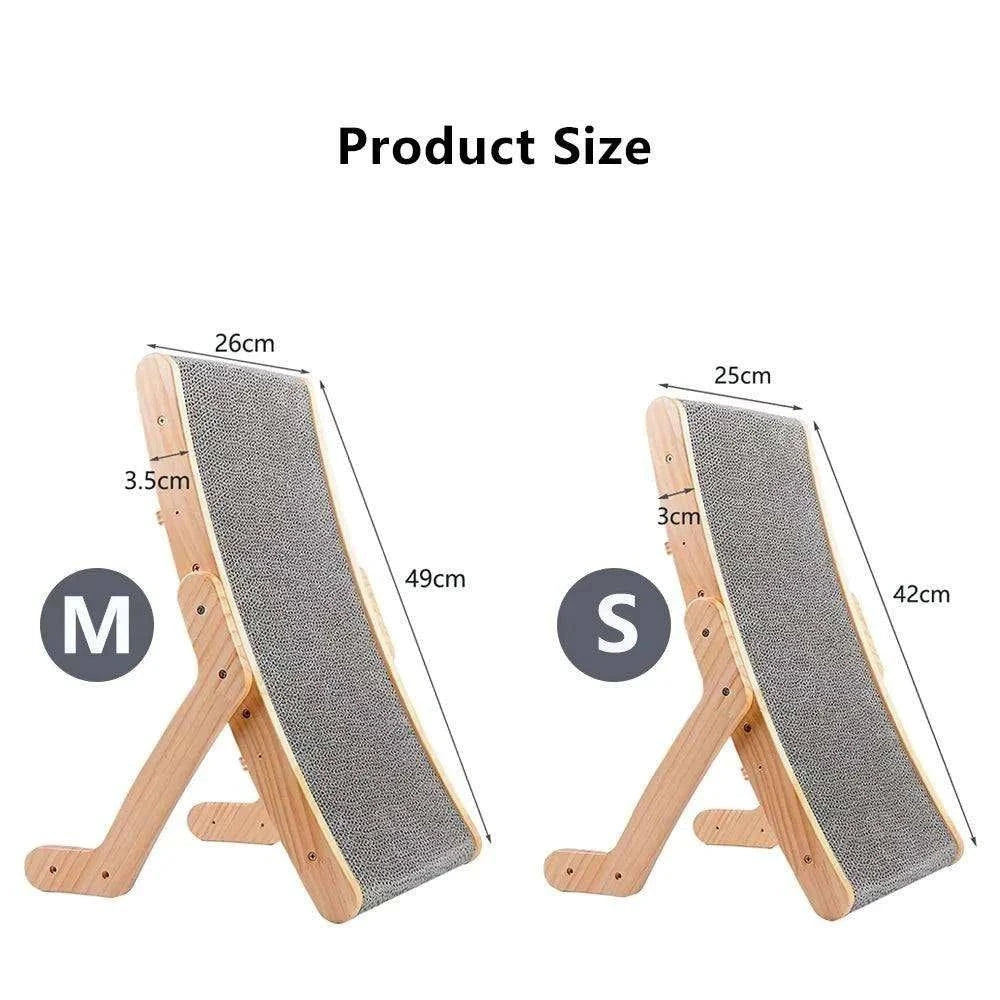 3-in-1 Cat Scratcher BedDescription:
Give your cat the ultimate comfort and play space! This durable wooden-frame scratcher doubles as a cozy bed and claw care station—keeping them happy anRegal Pet PalaceRegal Pet Palace3-in-1 Cat Scratcher