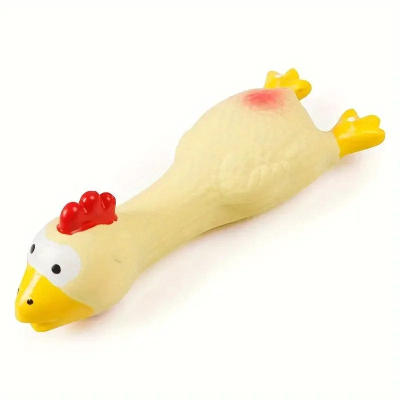 Cooing Chicken Dog Toy
