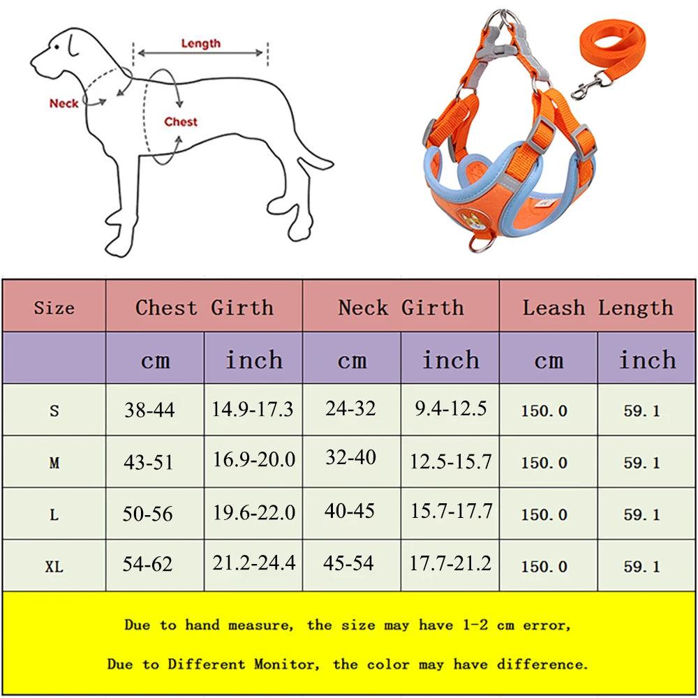 No Pull Dog Harness Set