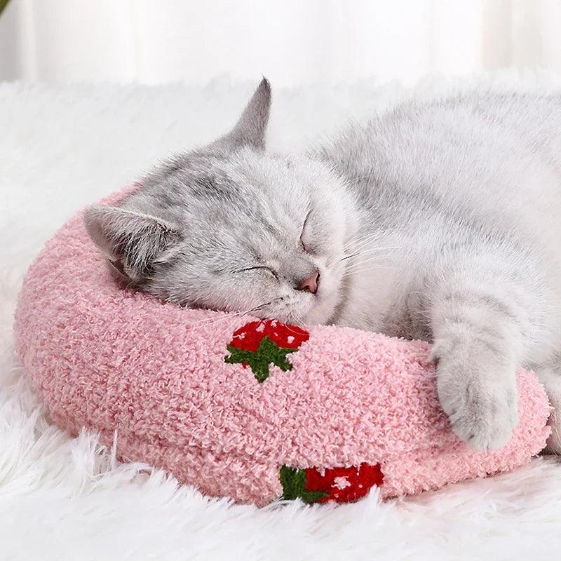 Cozy U-Shaped Pet Pillow