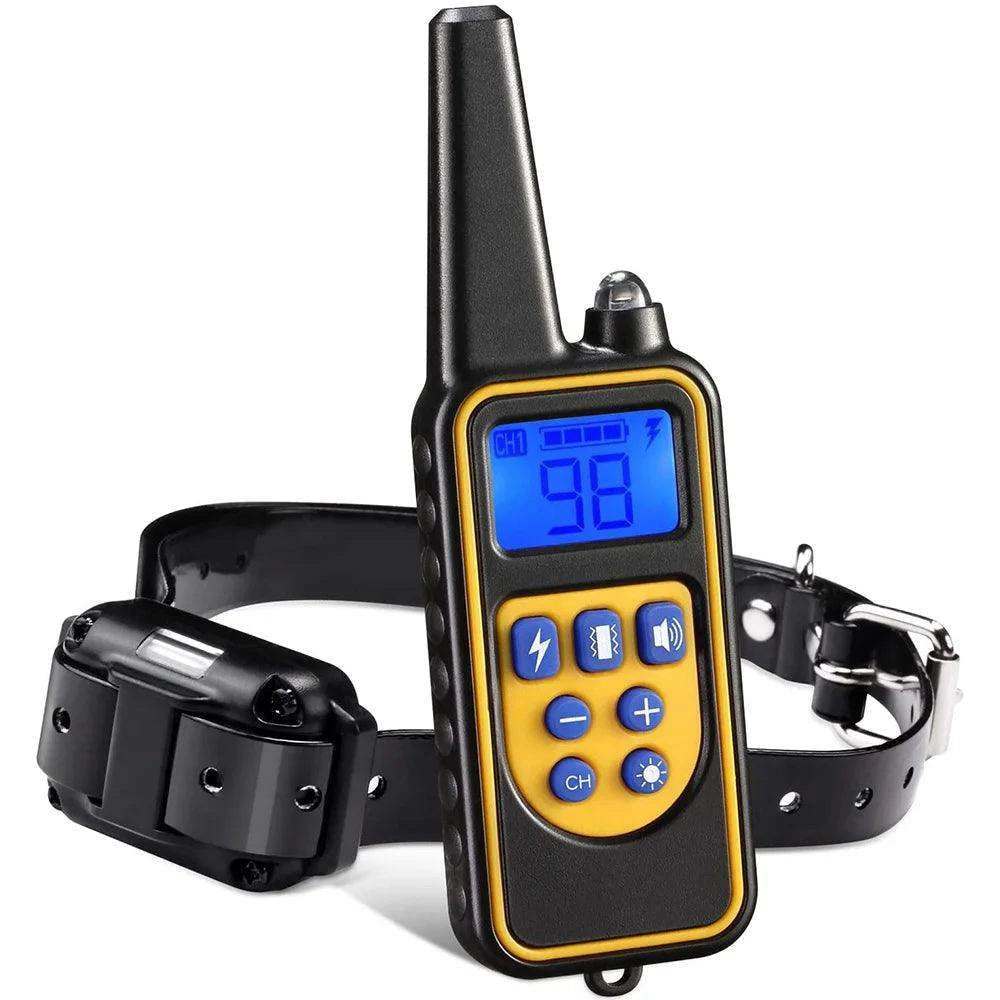 Rechargeable Dog Training CollarDescription:
Take control of your dog’s behavior with this electric training collar! With adjustable shock, vibration, and a clicker, it’s the perfect solution for Regal Pet PalaceRegal Pet PalaceDog Training Collar