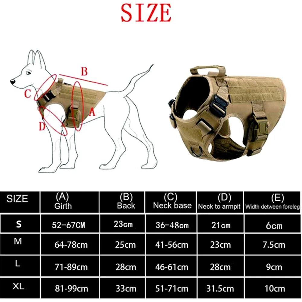 Tactical Dog Harness & Leash