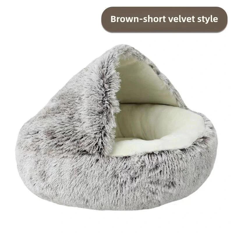 Cozy Plush Cat Nest
