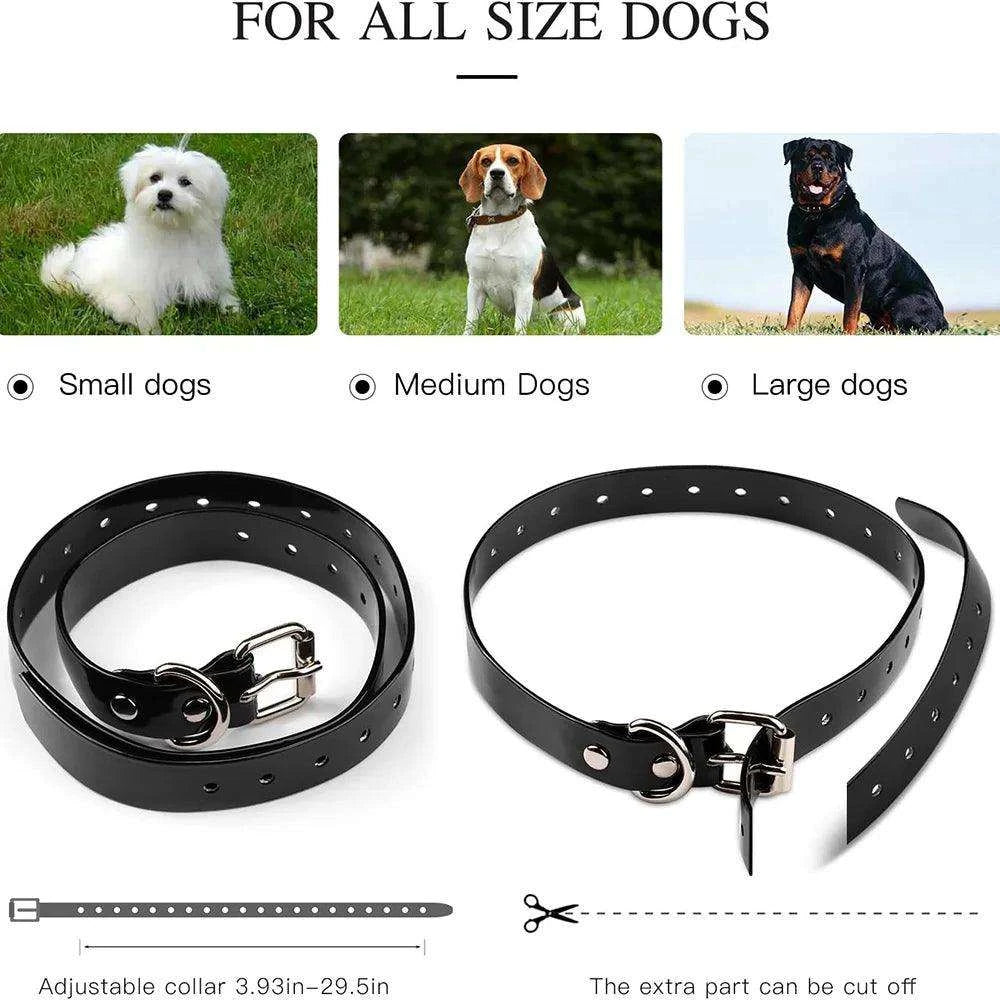 Rechargeable Dog Training CollarDescription:
Take control of your dog’s behavior with this electric training collar! With adjustable shock, vibration, and a clicker, it’s the perfect solution for Regal Pet PalaceRegal Pet PalaceDog Training Collar