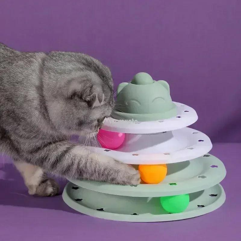 Interactive Cat Toy Tower