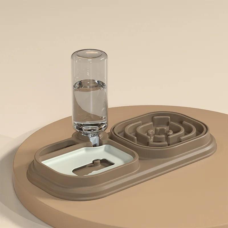 3-in-1 Tilted Pet Bowl