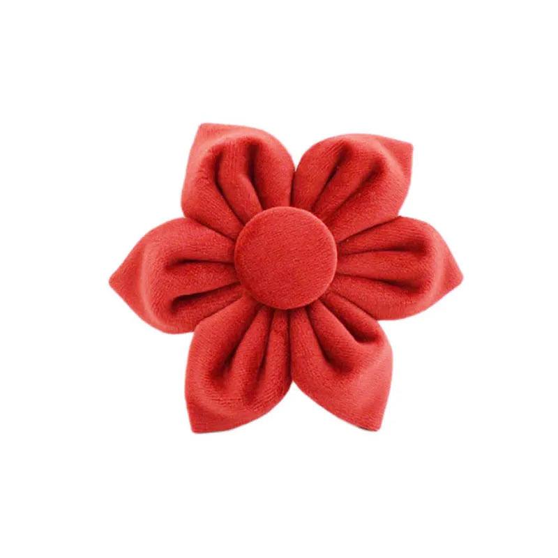 Cherry Red Velvet Dog Set