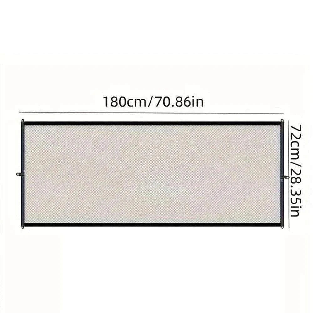 Foldable Pet Safety GateDescription:
Keep your pet safe while protecting your home! This breathable mesh barrier is perfect for blocking stairs, doorways, and other areas to create a securRegal Pet PalaceRegal Pet PalaceFoldable Pet Safety